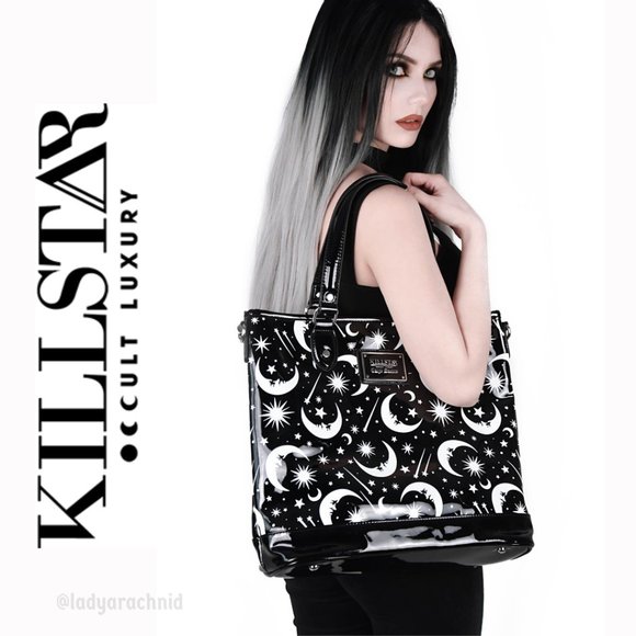 Killstar Handbags - KILLSTAR Under the Stars gloss tote bag